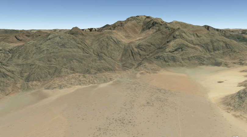 Camp ground at the foot of Mount Sinai